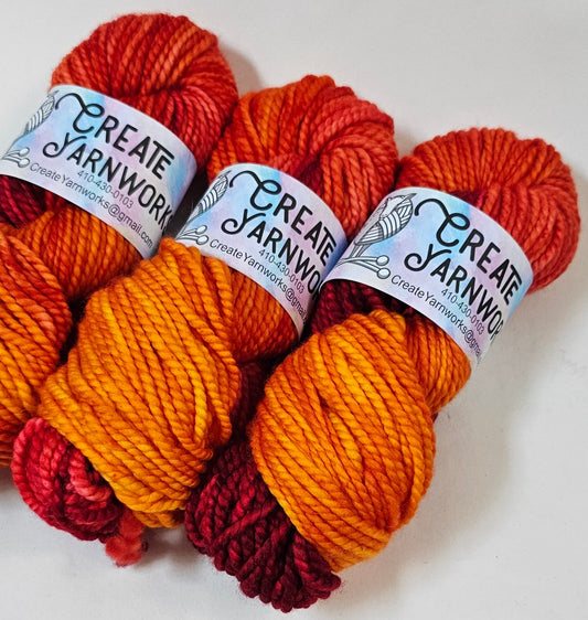 Some Like It Hot! in 100% Superwash Merino Bulky Yarn