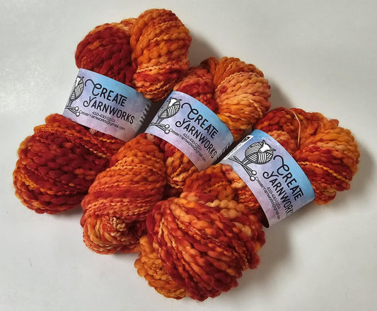 Eastern Shore Sunrise in Thick n Thin 100% Superwash Merino Bulky Yarn