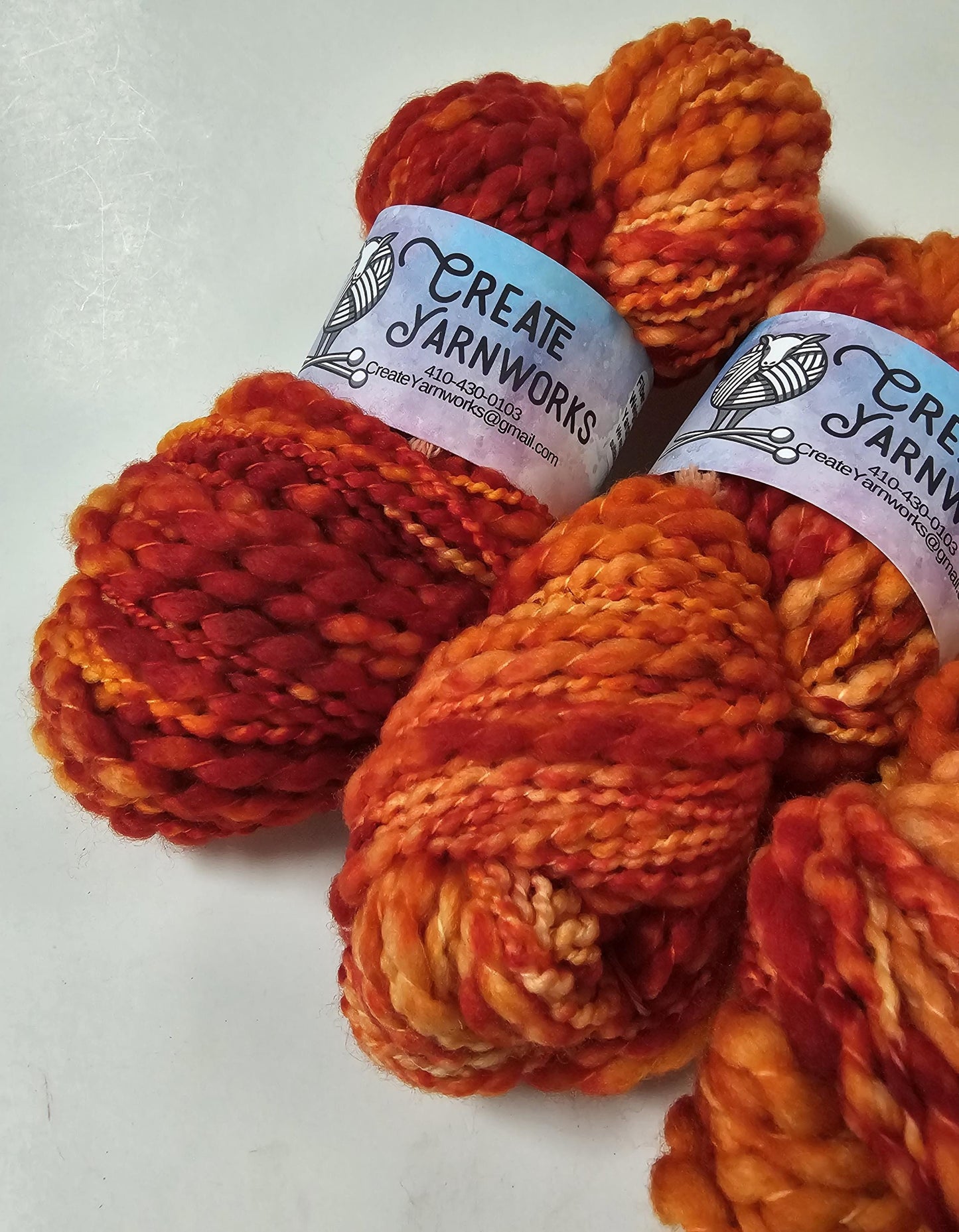Eastern Shore Sunrise in Thick n Thin 100% Superwash Merino Bulky Yarn