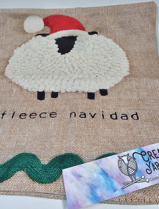 Special - Decorative 18"x18" Pillow - Fleece Navidad
