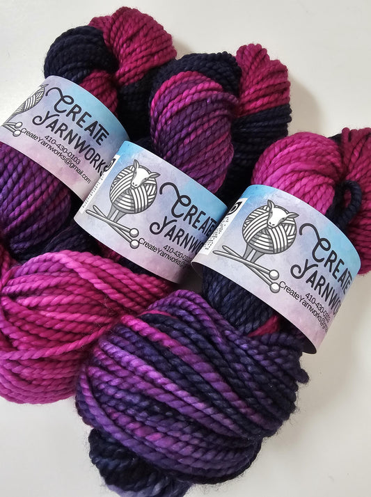 Aurora in 100% Superwash Merino Bulky Yarn