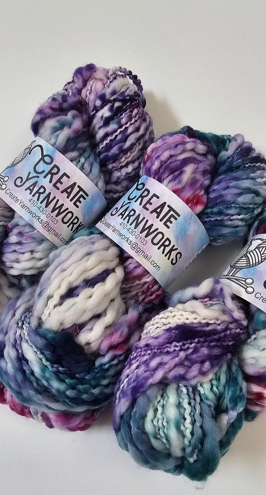 Jazzercise in Thick n Thin 100% Superwash Merino Bulky Yarn