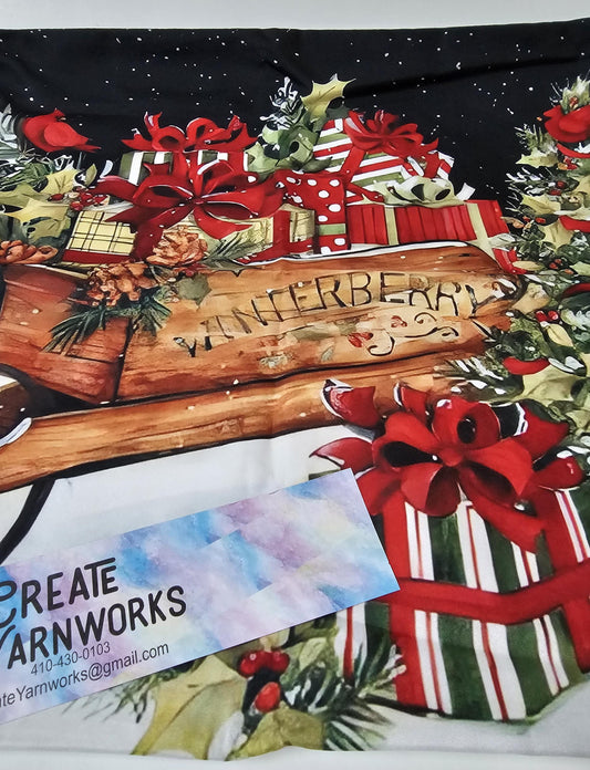 Special - Decorative 18"x18" Pillow - Sleigh in the Snow