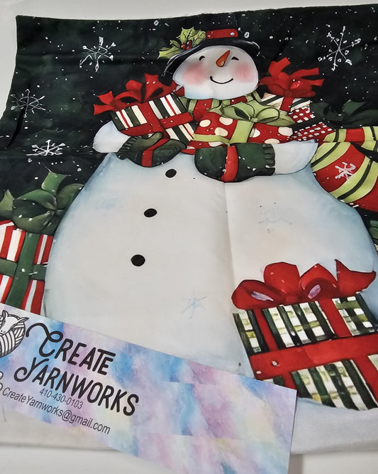 Special - Decorative 18"x18" Pillow - Snowman