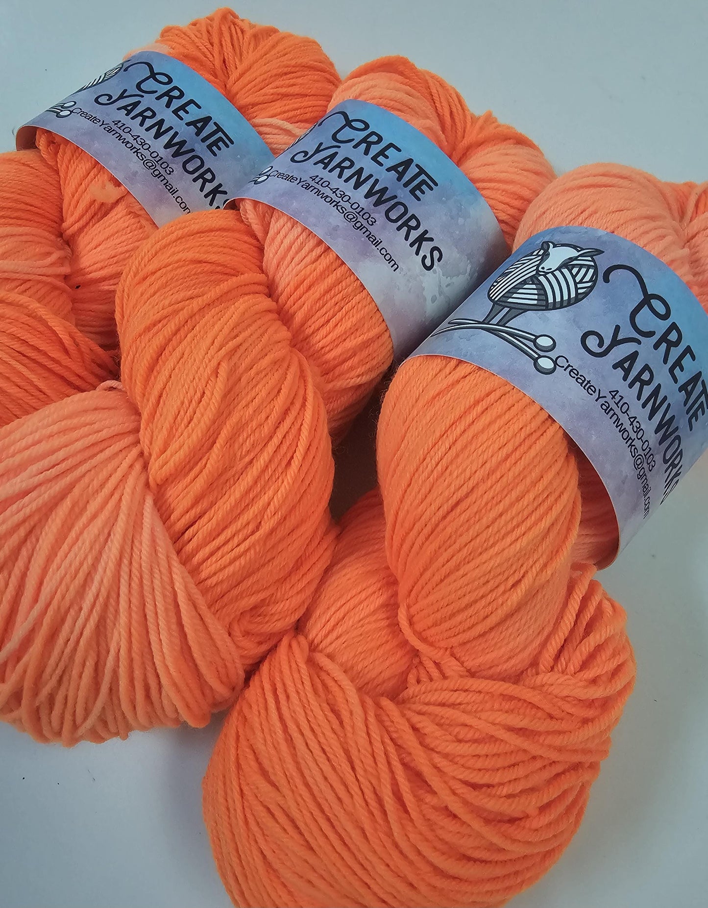 Safety Dance Neon in Superwash Merino/Nylon (85/15) Blend Fingering Weight Yarn
