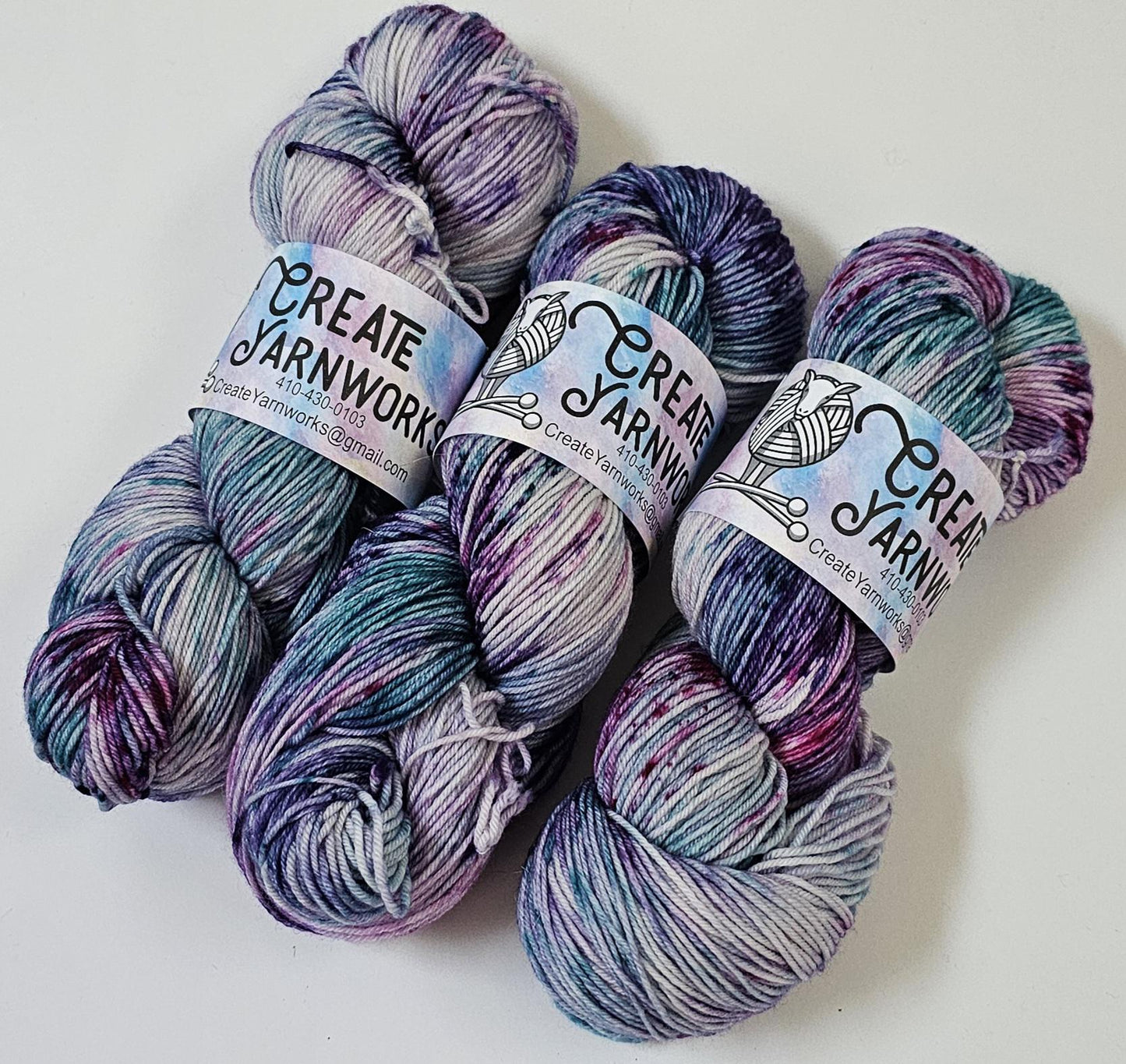 Jazzercise in Superwash Merino/Nylon (85/15) Blend Fingering Weight Yarn