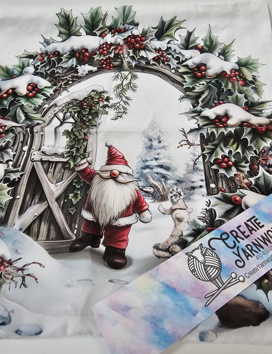 Special - Decorative 18"x18" Pillow - Gnome Santa