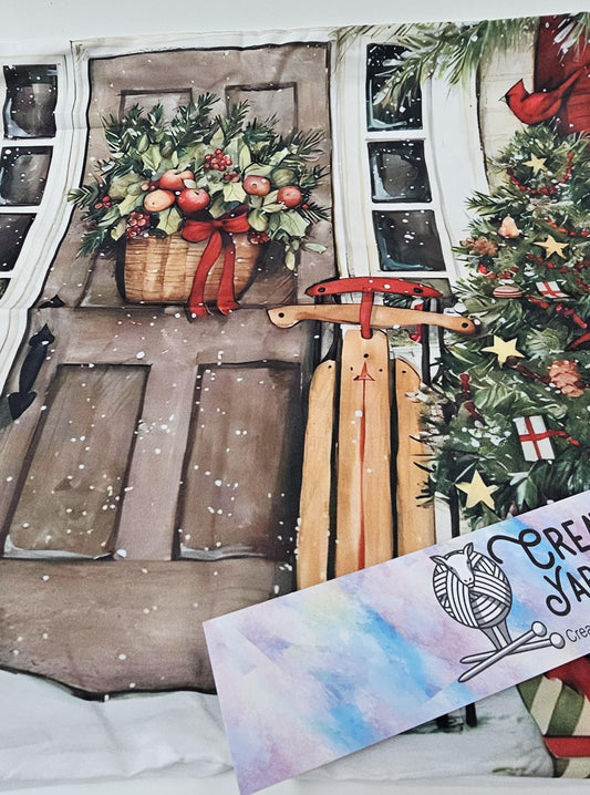 Special - Decorative 18"x18" Pillow - Winter Doorway