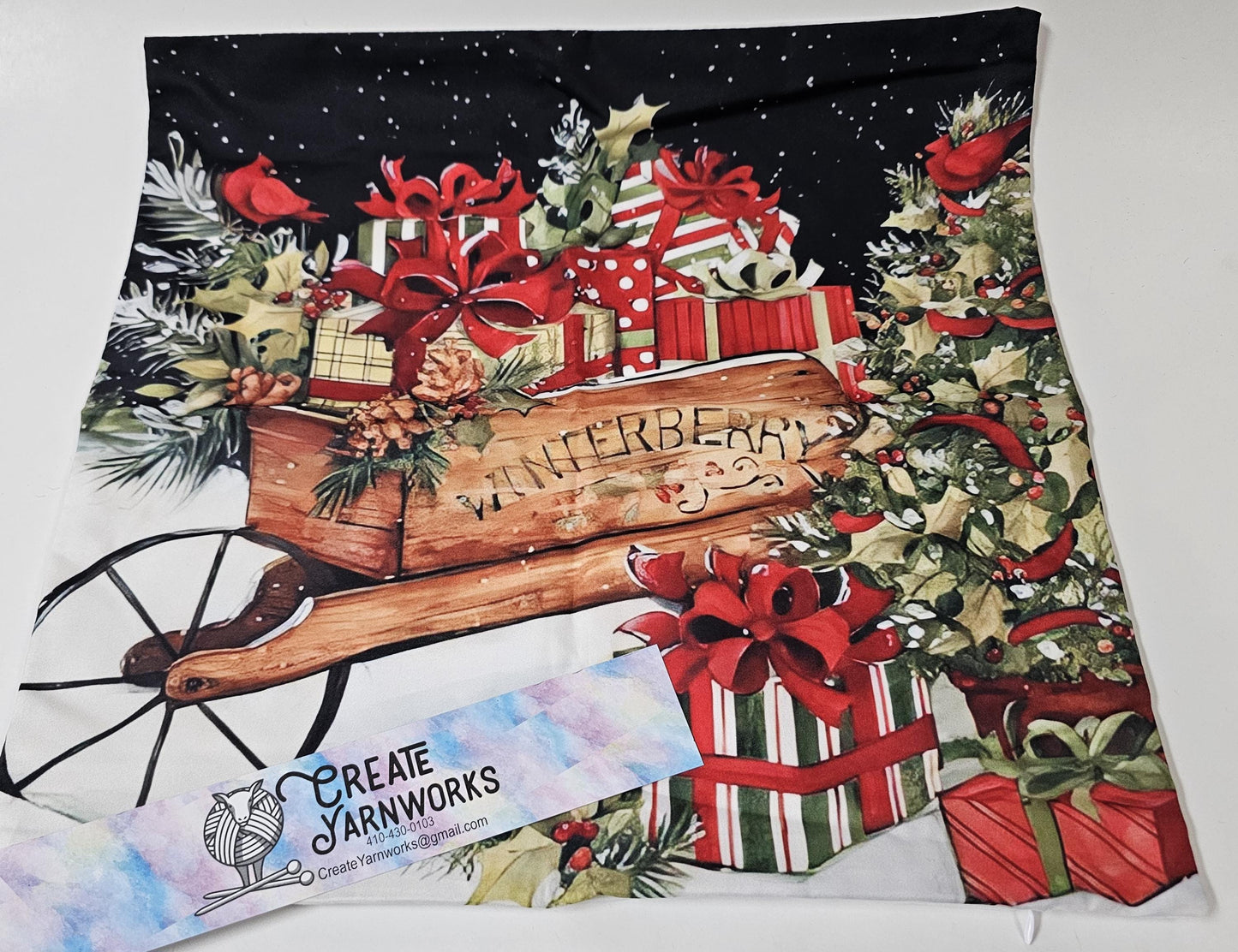 Special - Decorative 18"x18" Pillow - Sleigh in the Snow