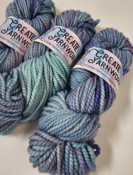 Mermaid Dreams in 100% Superwash Merino Bulky Yarn