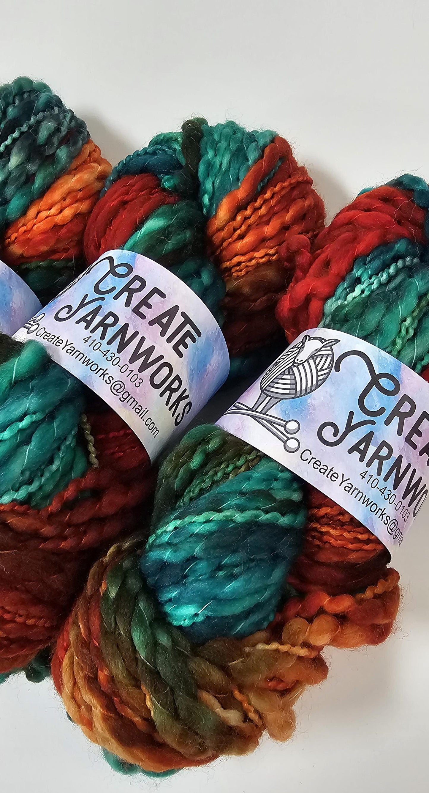 Tortoise Shell in Thick n Thin 100% Superwash Merino Bulky Yarn