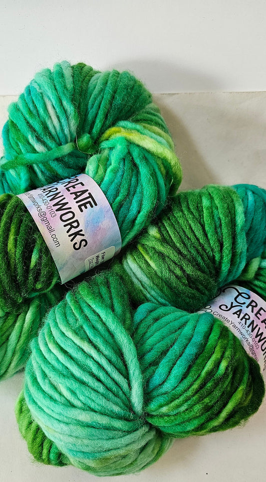 Seaglass in 100% Superwash Merino Super Bulky Yarn
