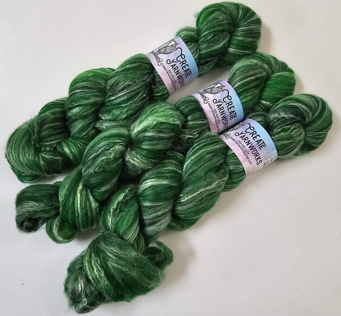 Irish in Merino/Milk Fiber 67/33 blend Top 4oz braid