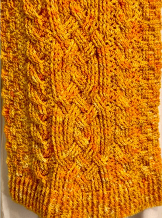 Goldilocks Yarn for Sunshine Saxon Scarf by Bonnie Bay Crochet