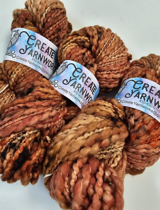 Amber Rose in Thick n Thin 100% Superwash Merino Bulky Yarn