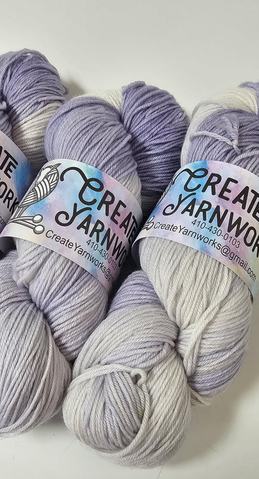 Lavender in Superwash Merino/Nylon (85/15) Blend Fingering Weight Yarn