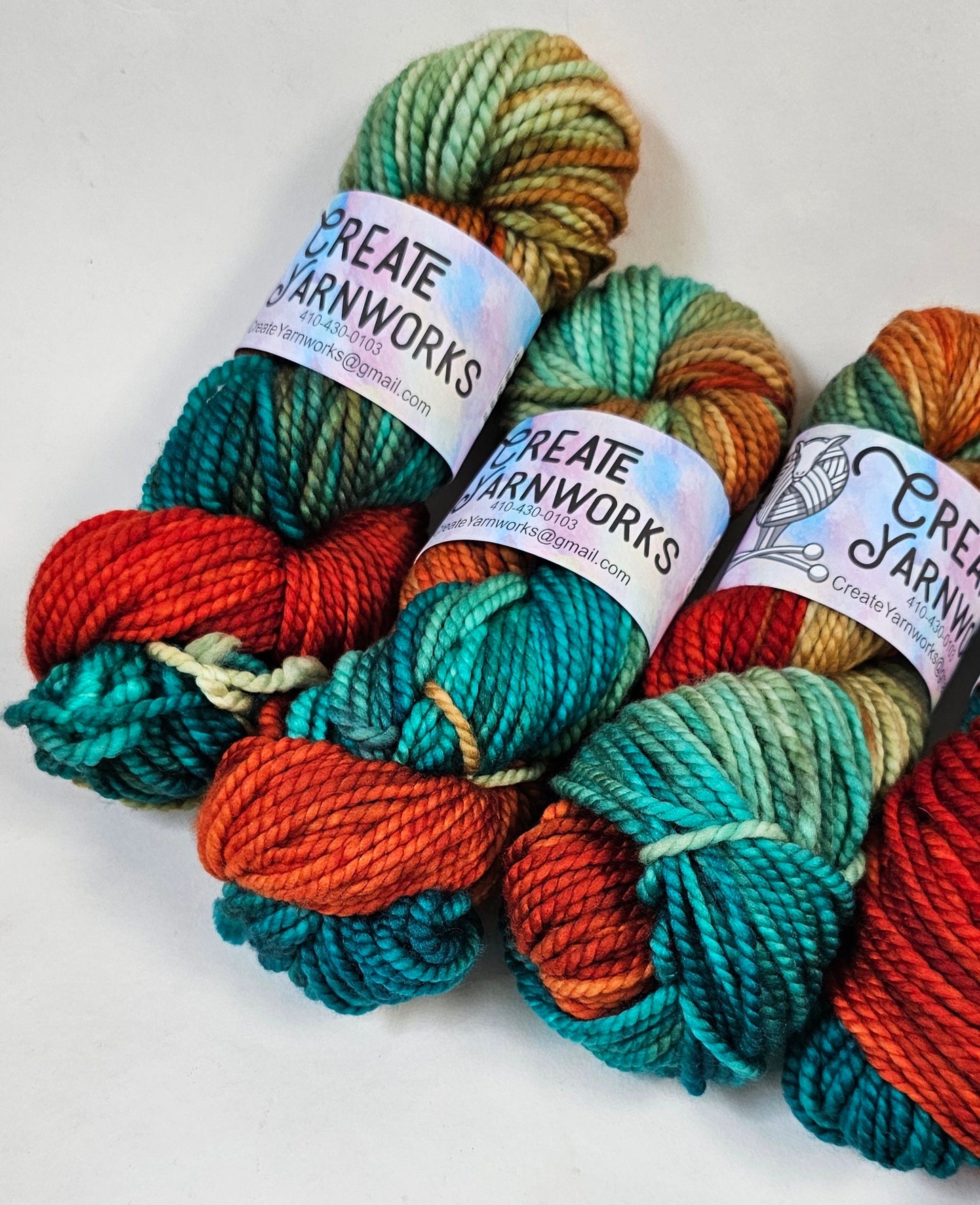 Tortoise Shell in 100% Superwash Merino Bulky Yarn