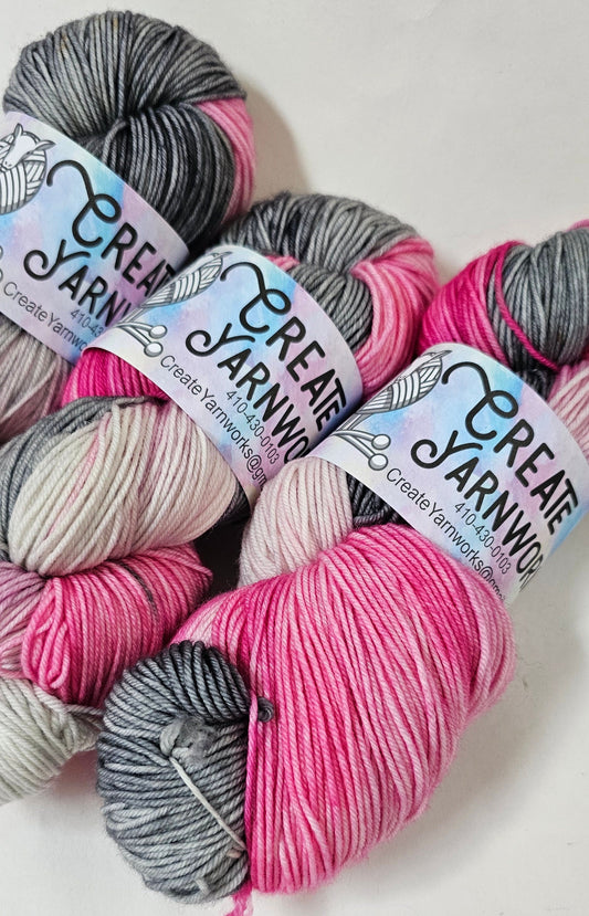 Preppy in Superwash Merino/Nylon (85/15) Blend Fingering Weight Yarn