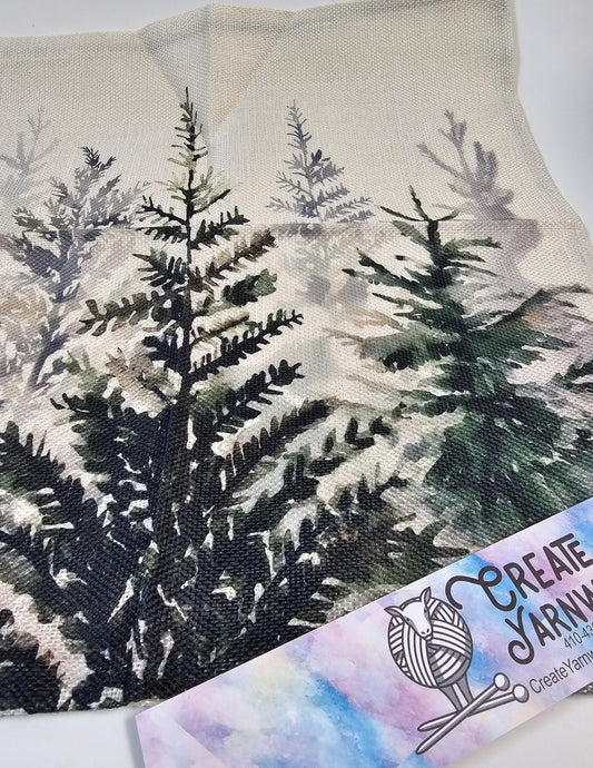 Special - Decorative 18"x18" Pillow - Winter Trees