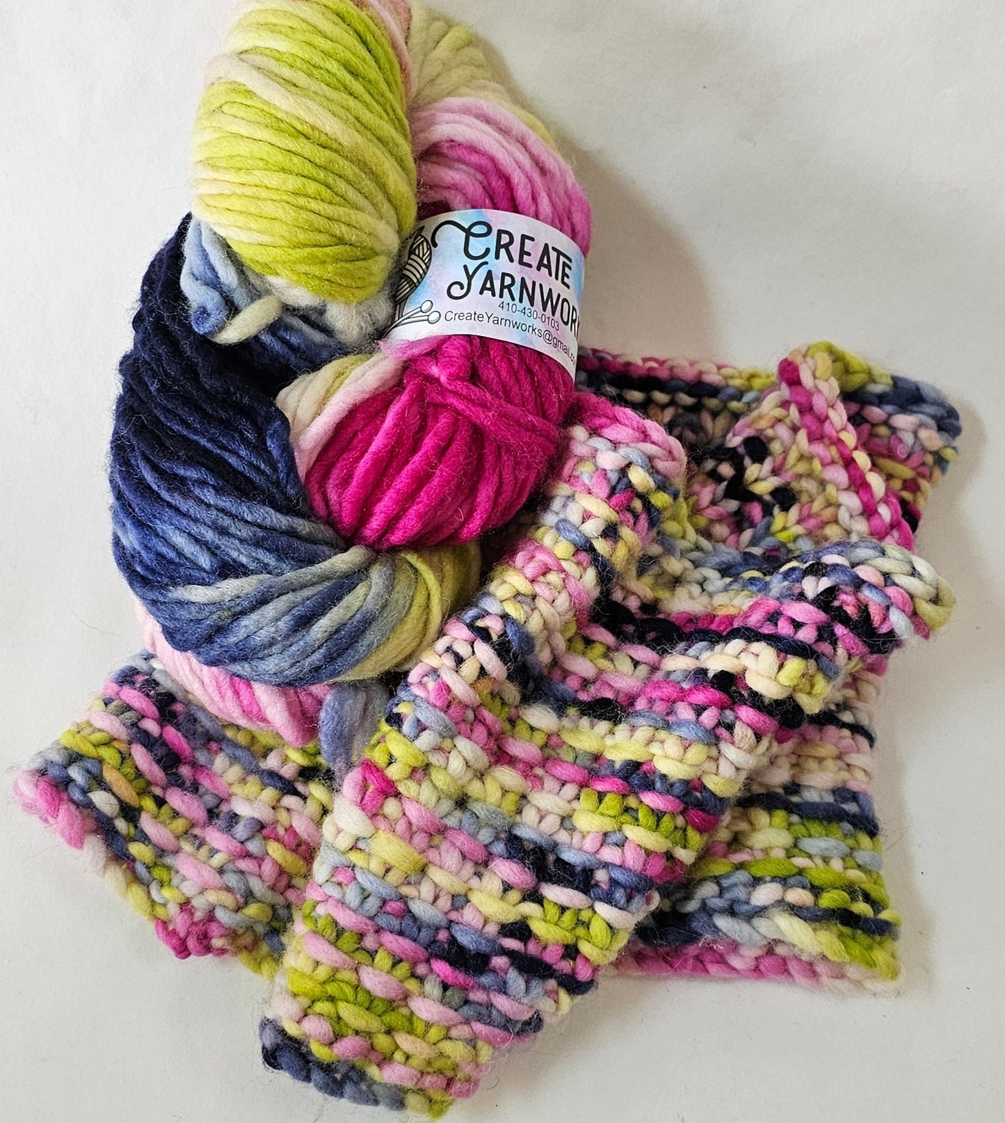 Fusion in 100% Superwash Merino Super Bulky Yarn