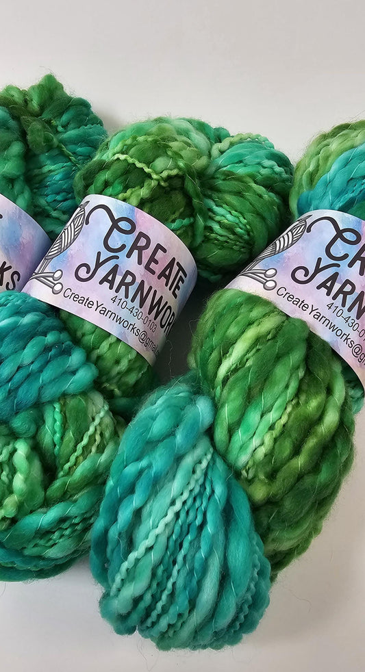 Seaglass in Thick n Thin 100% Superwash Merino Bulky Yarn