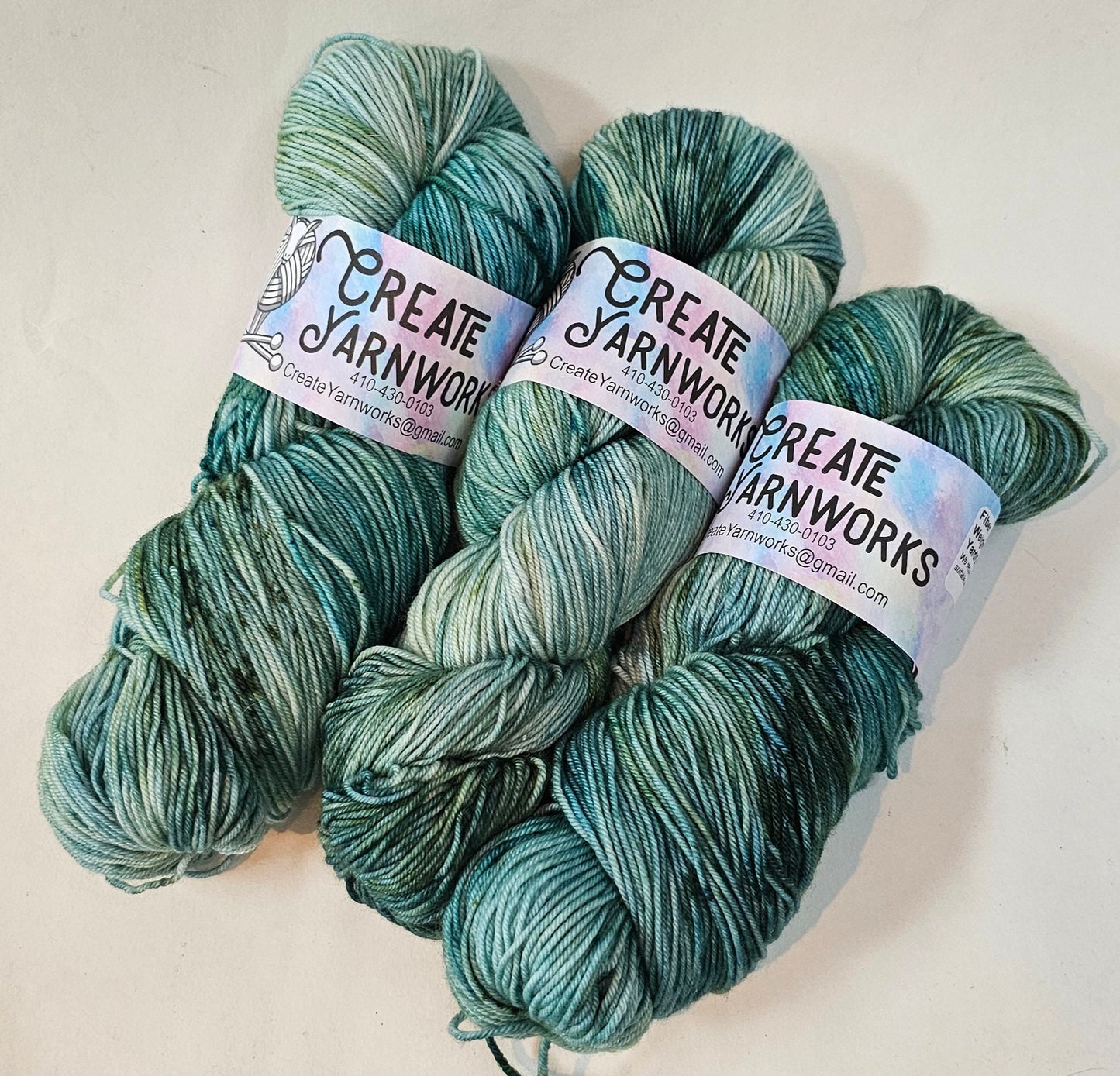 Oceans Deep in Superwash Merino/Nylon (85/15) Blend Fingering Weight Yarn