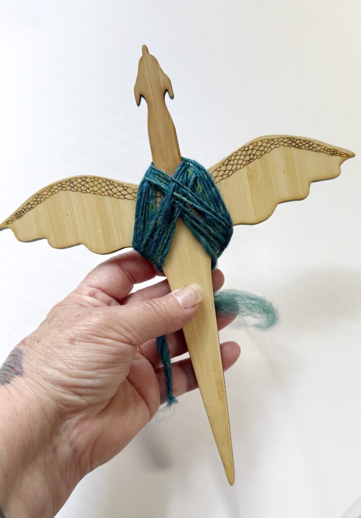 Suzy's Plying Dragon - Fiberygoodness - Handpainted or Natural Bamboo/Birch