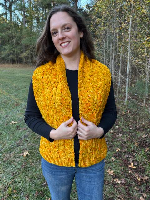 Goldilocks Yarn for Sunshine Saxon Scarf by Bonnie Bay Crochet