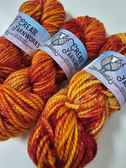 Eastern Shore Sunrise in 100% Superwash Merino Bulky Yarn