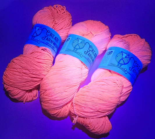 Simply Red Neon in Superwash Merino/Nylon (85/15) Blend Fingering Weight Yarn