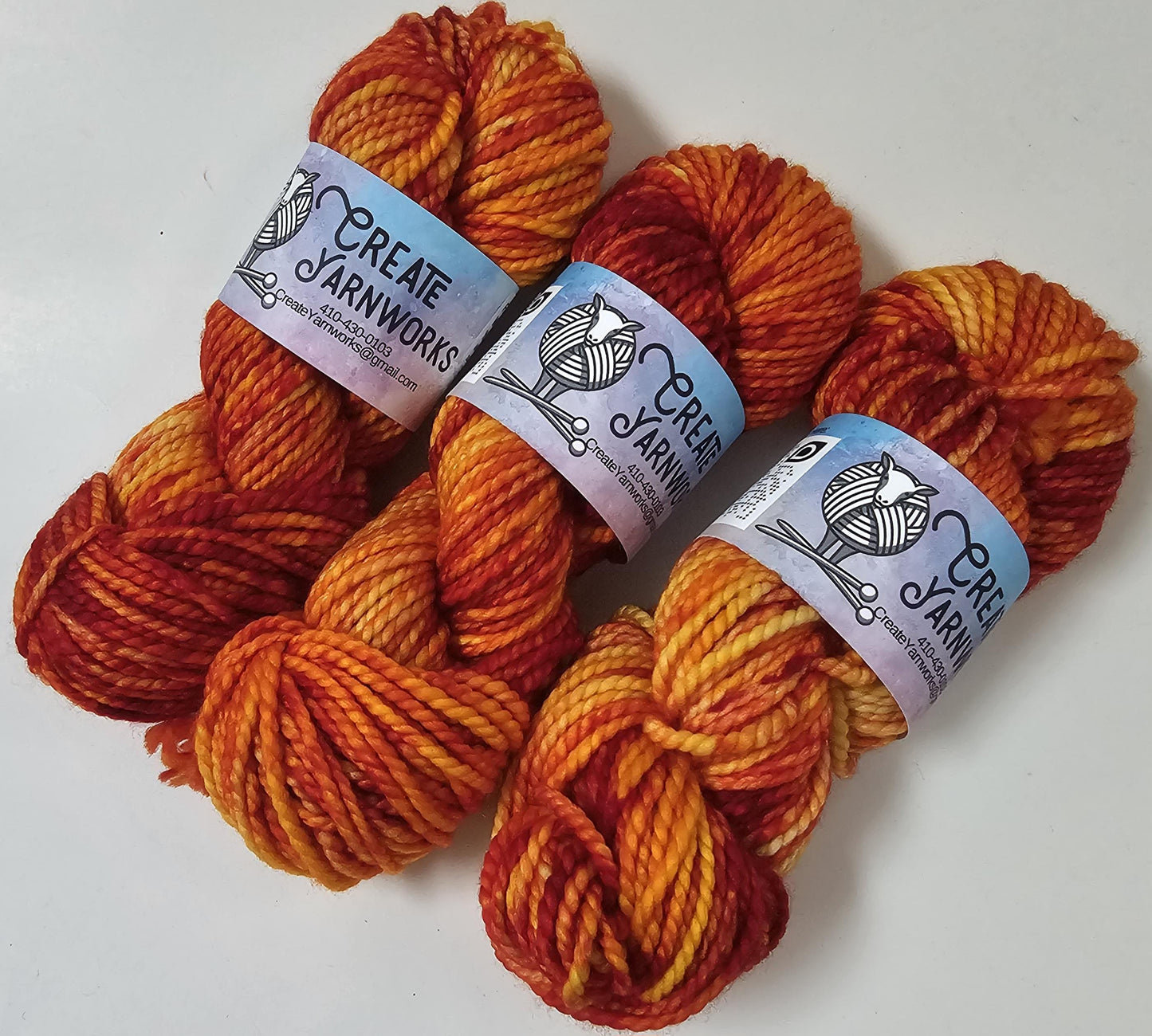 Eastern Shore Sunrise in 100% Superwash Merino Bulky Yarn