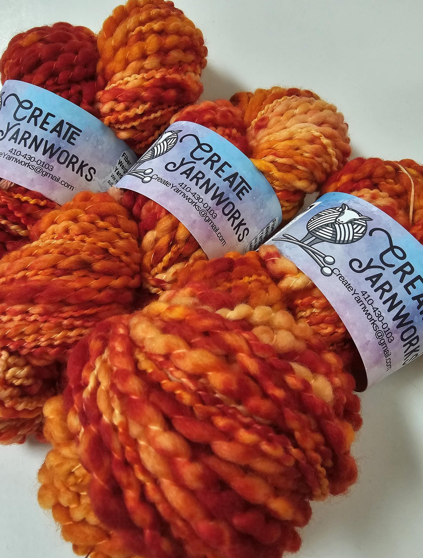Eastern Shore Sunrise in Thick n Thin 100% Superwash Merino Bulky Yarn