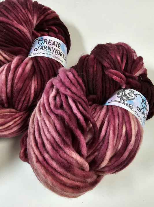 Wine Country in 100% Superwash Merino Super Bulky Yarn