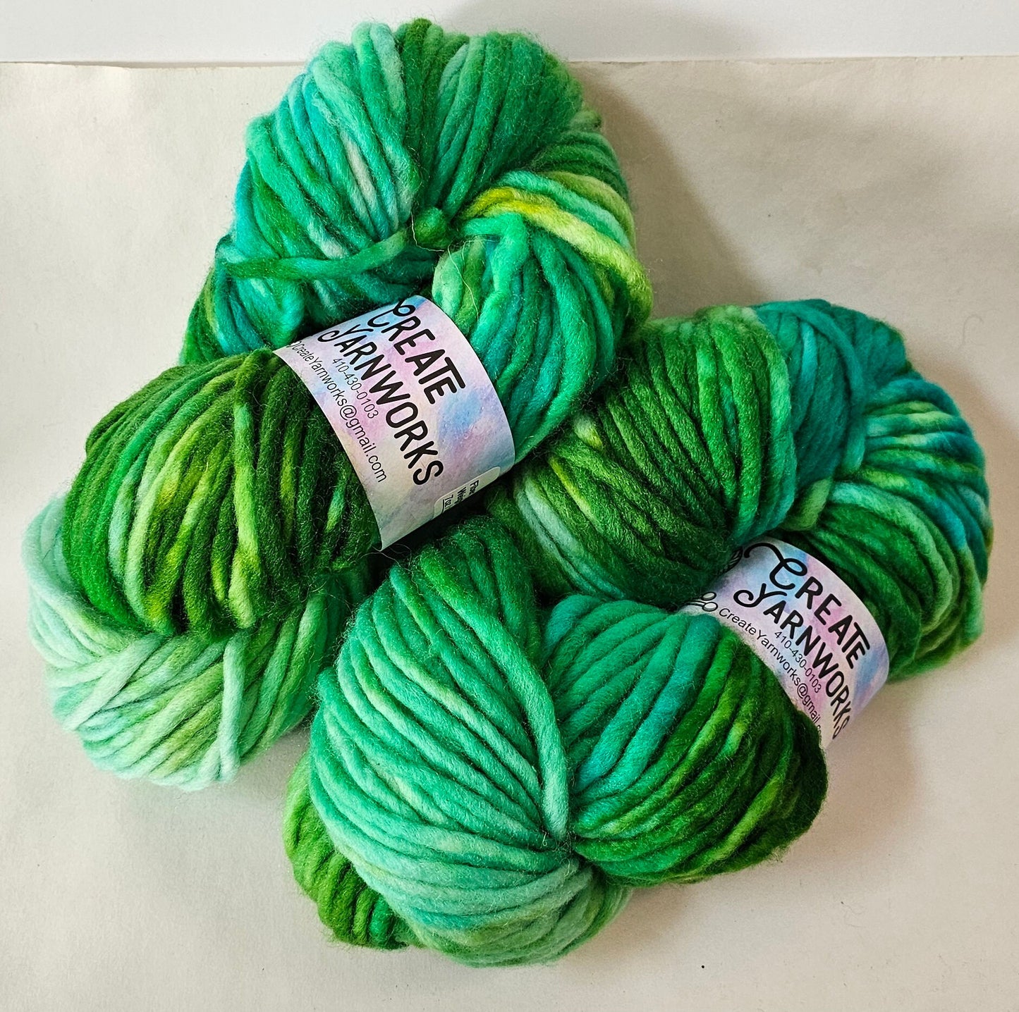 Seaglass in 100% Superwash Merino Super Bulky Yarn