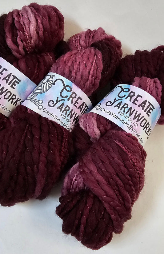 Wine Country in Thick n Thin 100% Superwash Merino Bulky Yarn