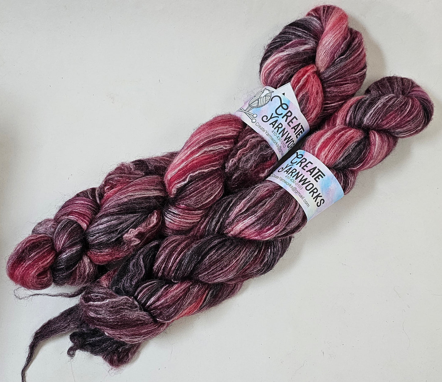 Wine Country in Merino/Milk Fiber 67/33 blend Top 4oz braid