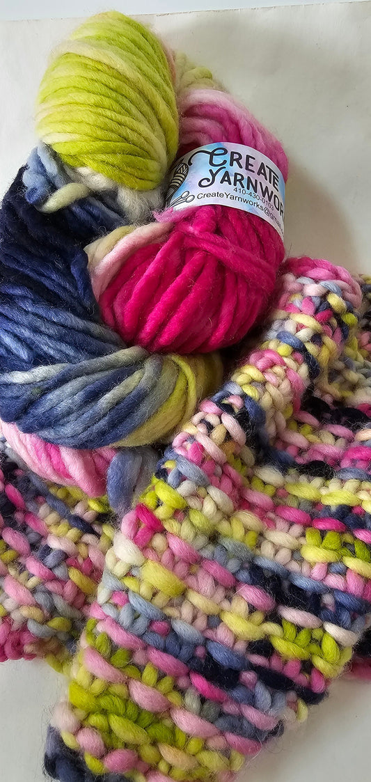 Fusion in 100% Superwash Merino Super Bulky Yarn