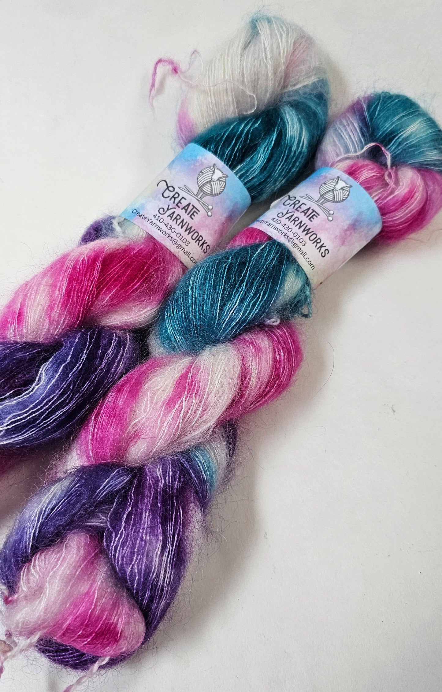 Jazzercise in Kid Mohair/Silk Blend Lace Weight Yarn