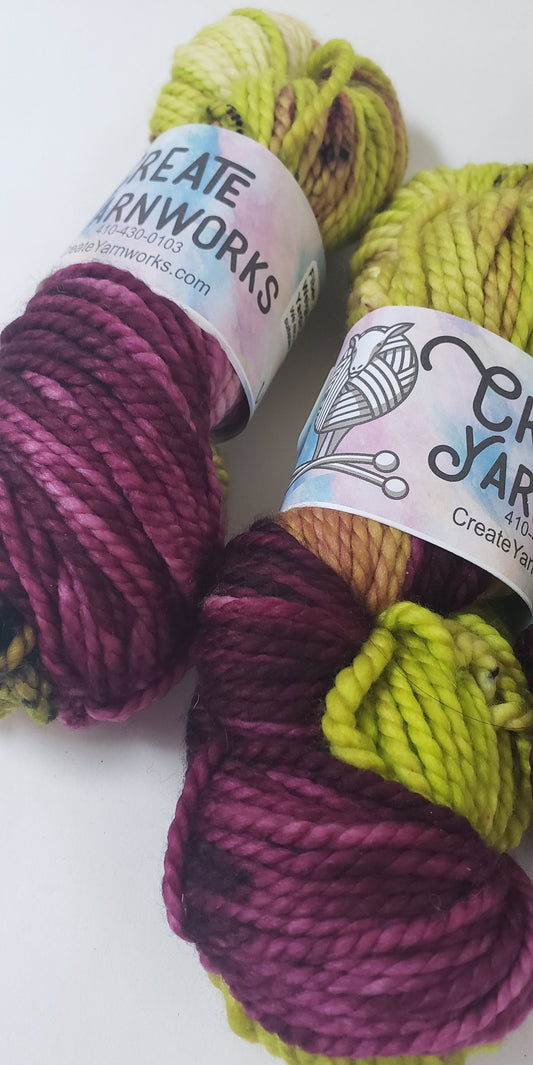 Wicked in 100% Superwash Merino Bulky Yarn