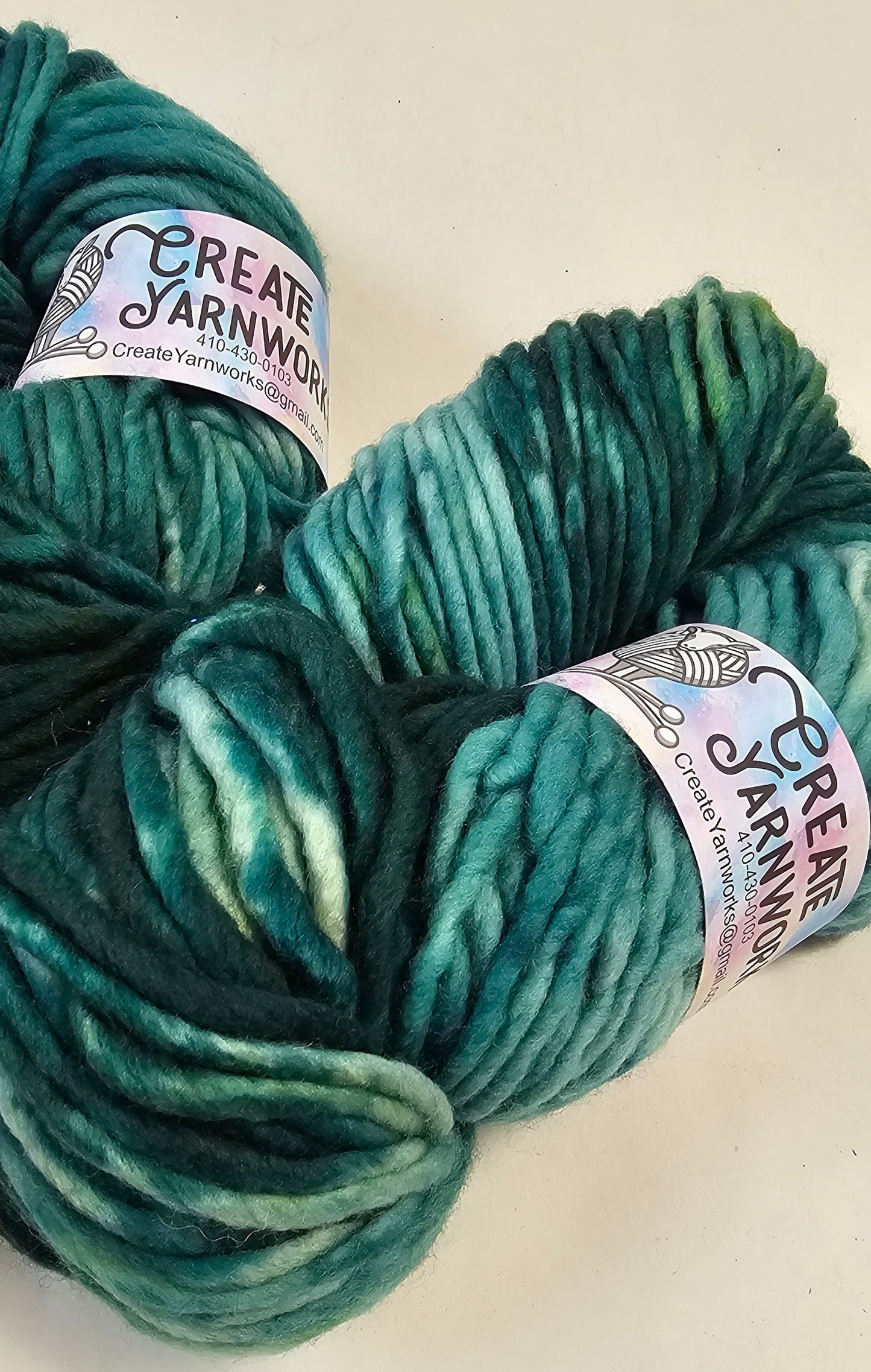 Forest in 100% Superwash Merino Super Bulky Yarn