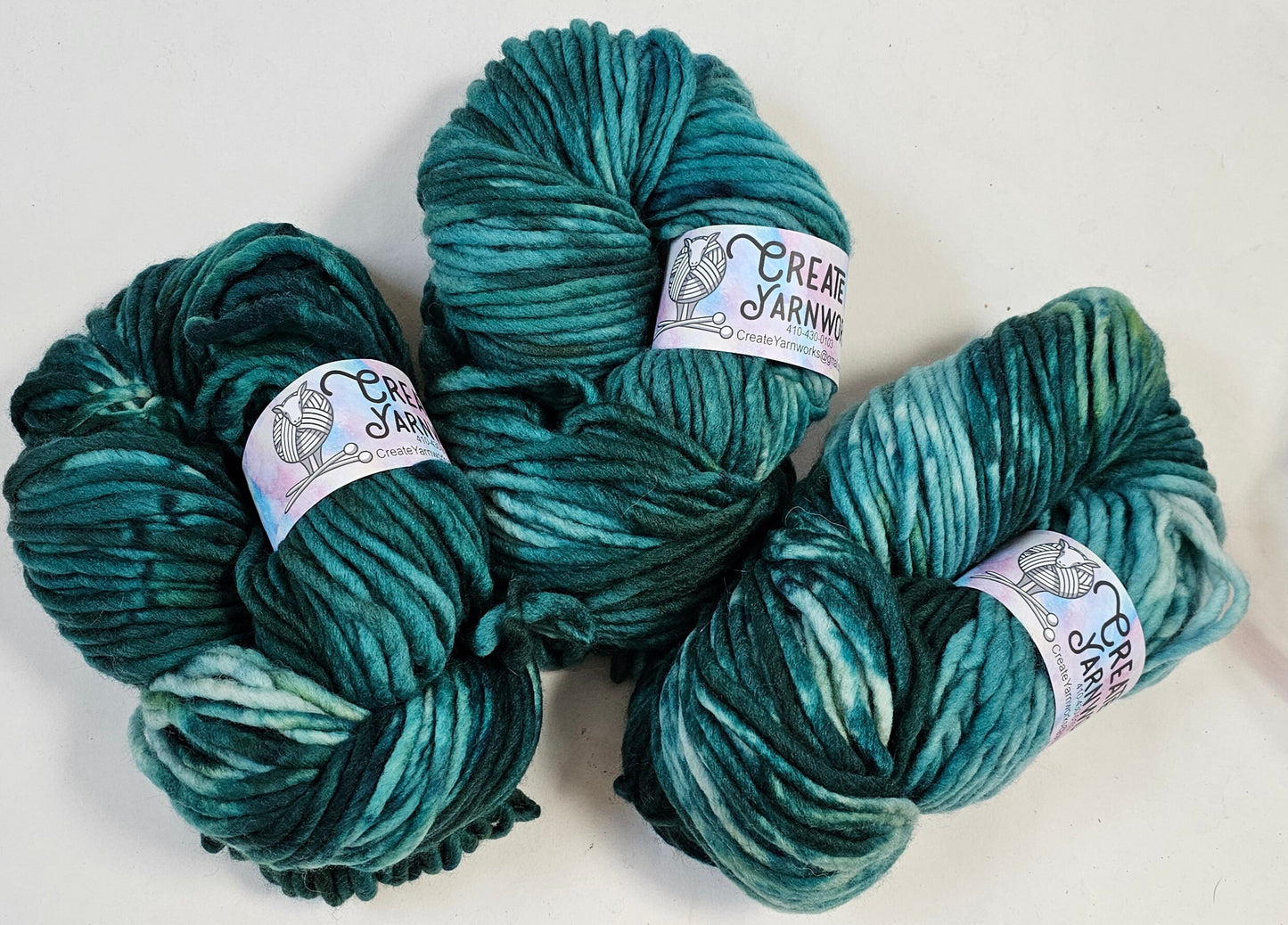 Forest in 100% Superwash Merino Super Bulky Yarn