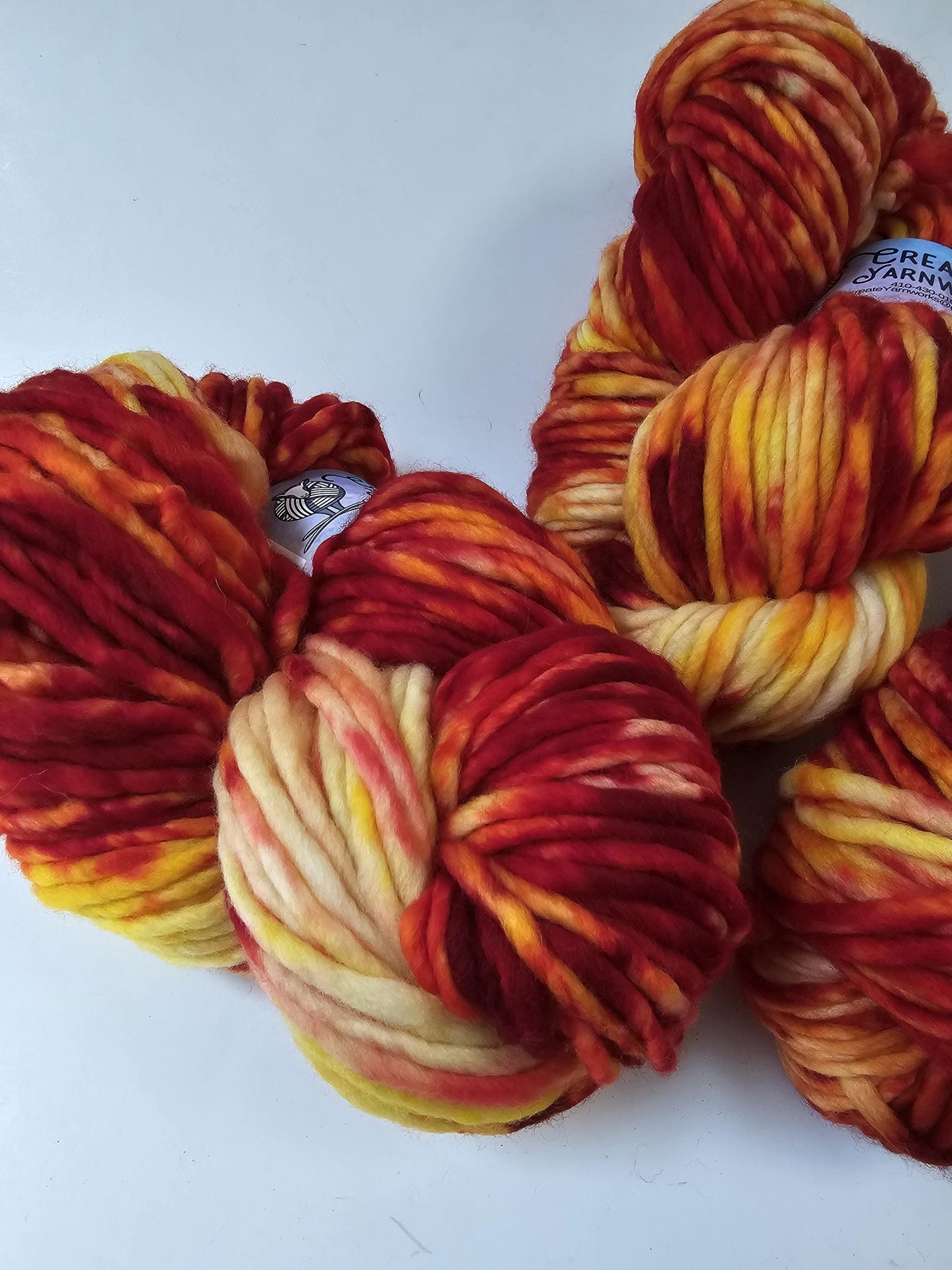 Eastern Shore Sunrise in 100% Superwash Merino Super Bulky Yarn