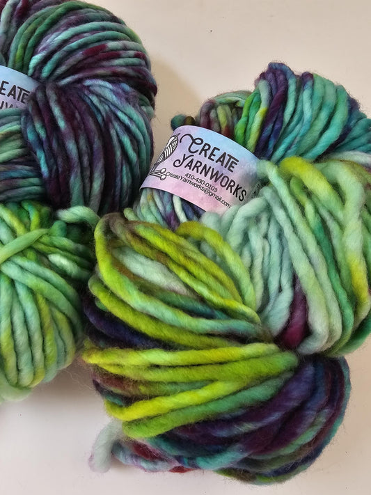 Mermaid Dreams in 100% Superwash Merino Super Bulky Yarn