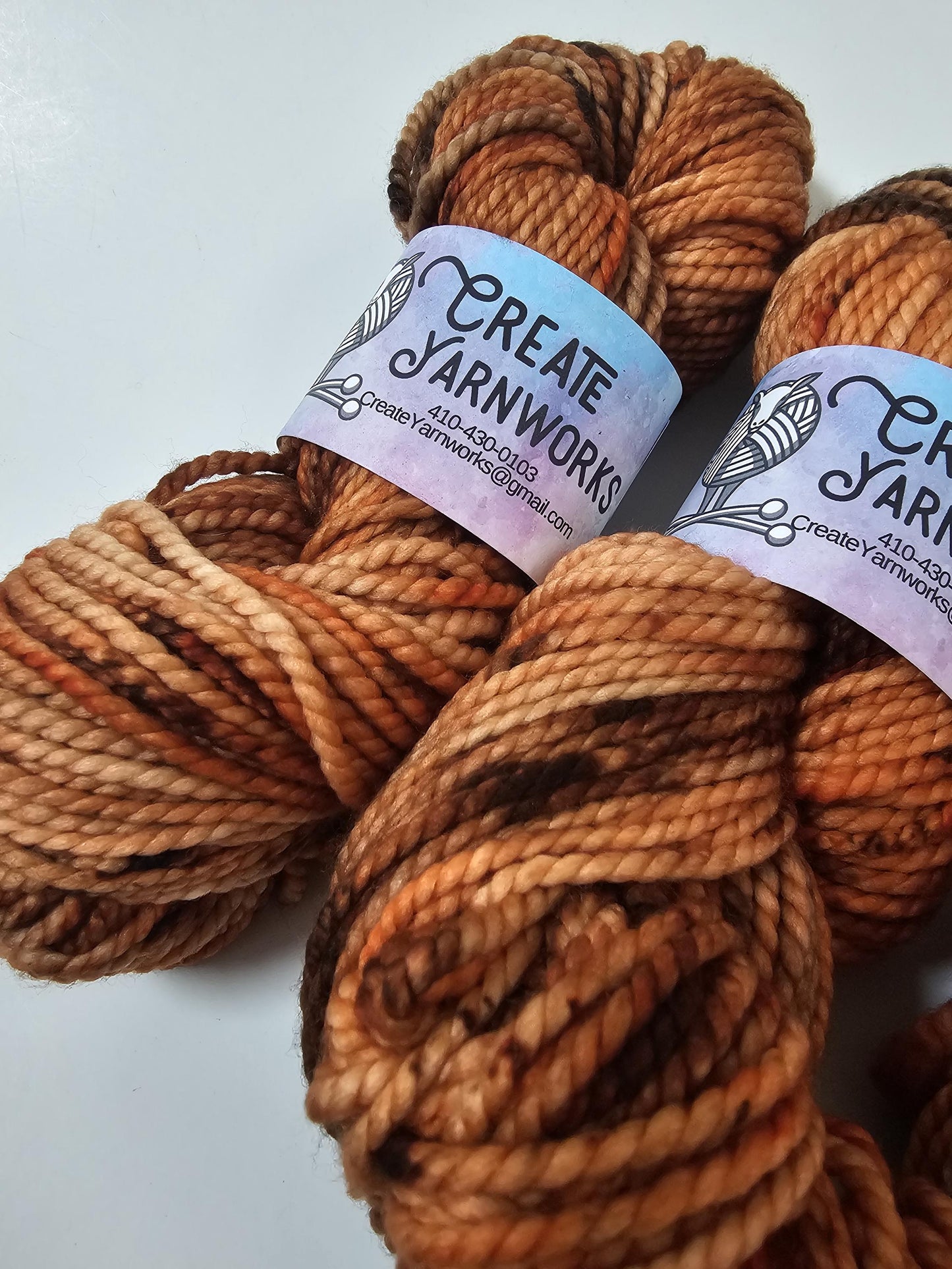 Amber Rose in 100% Superwash Merino Bulky Yarn
