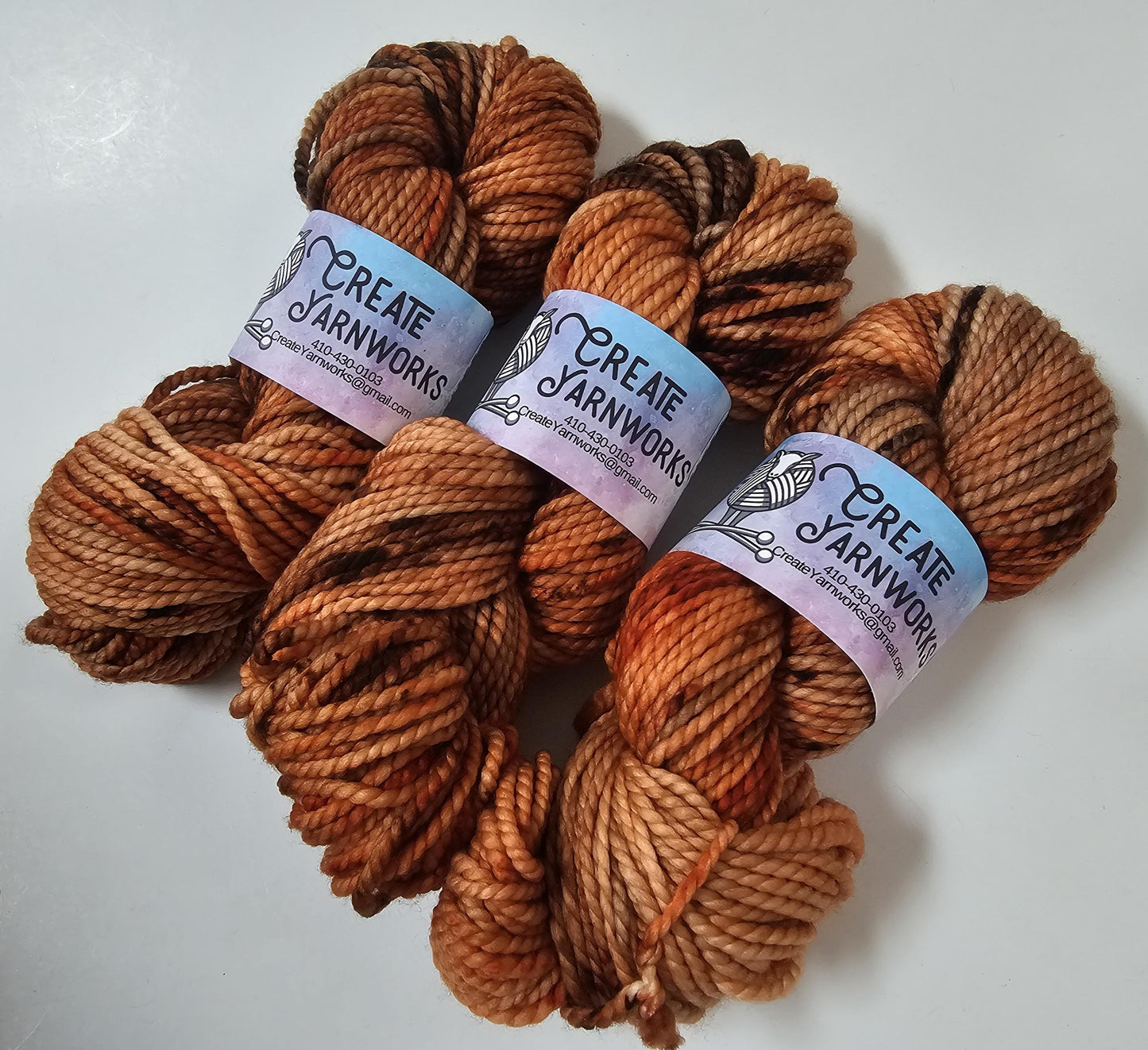 Amber Rose in 100% Superwash Merino Bulky Yarn