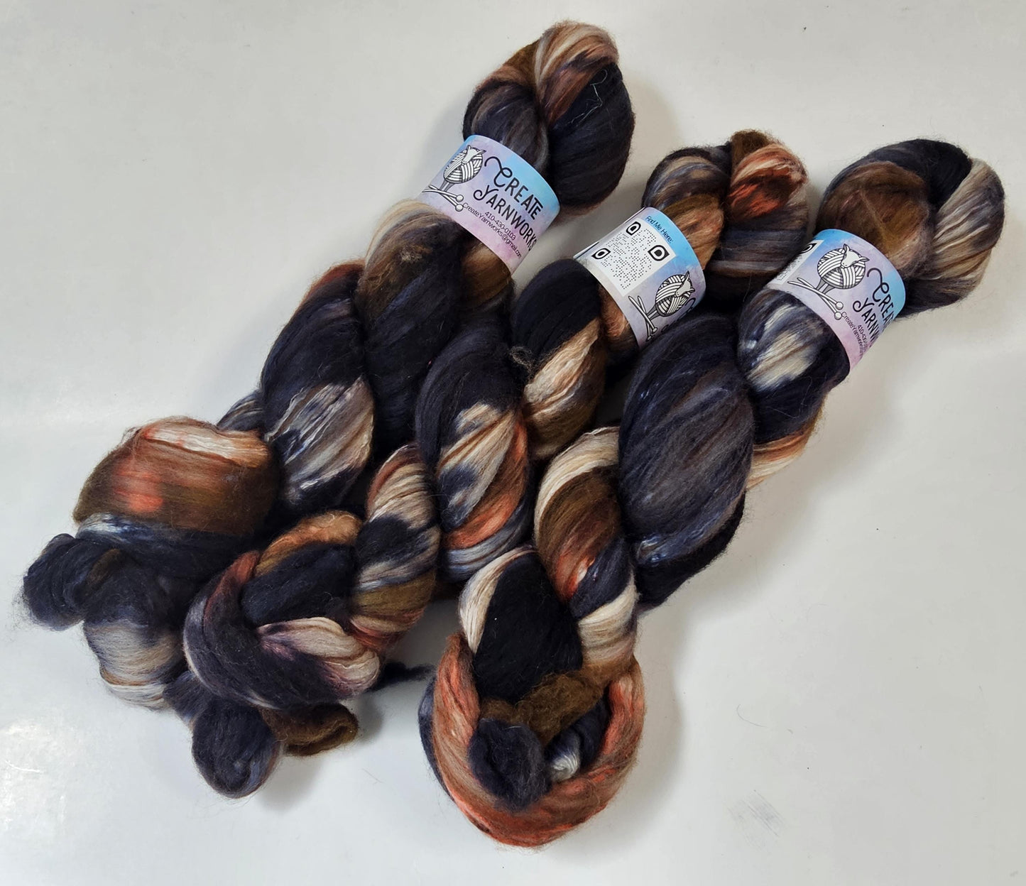I Wanna be a Cowboy in Superwash Merino & Stellina Blend 4oz braid