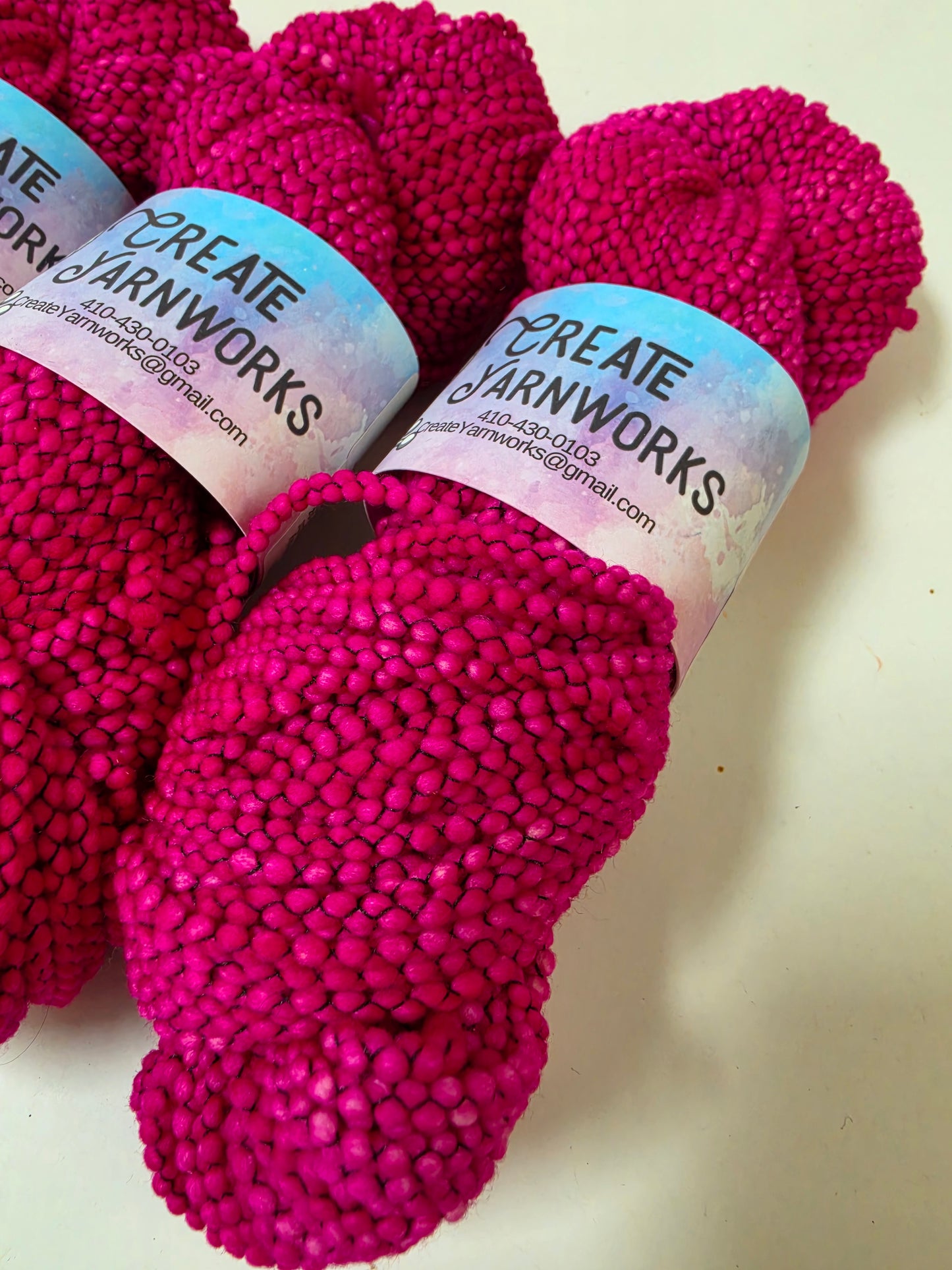 Pretty in Pink in US Merino Blend Bulky Yarn