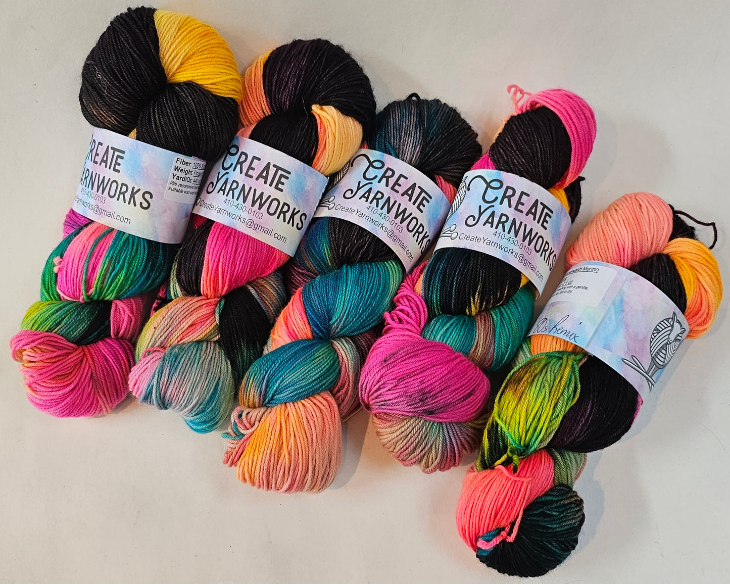 80's Remix in Superwash Merino/Nylon (85/15) Blend Fingering Weight Yarn - Preorders