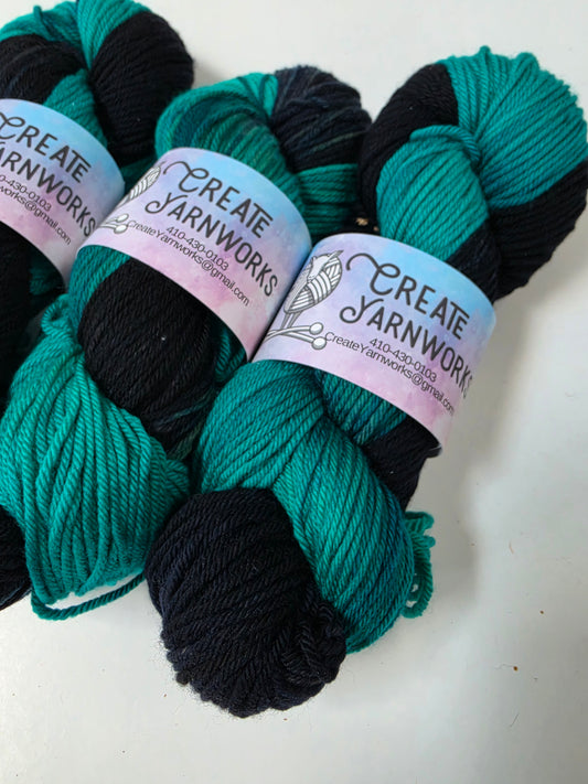 Mermaid's Tide in Superwash Merino Blend DK Weight Yarn