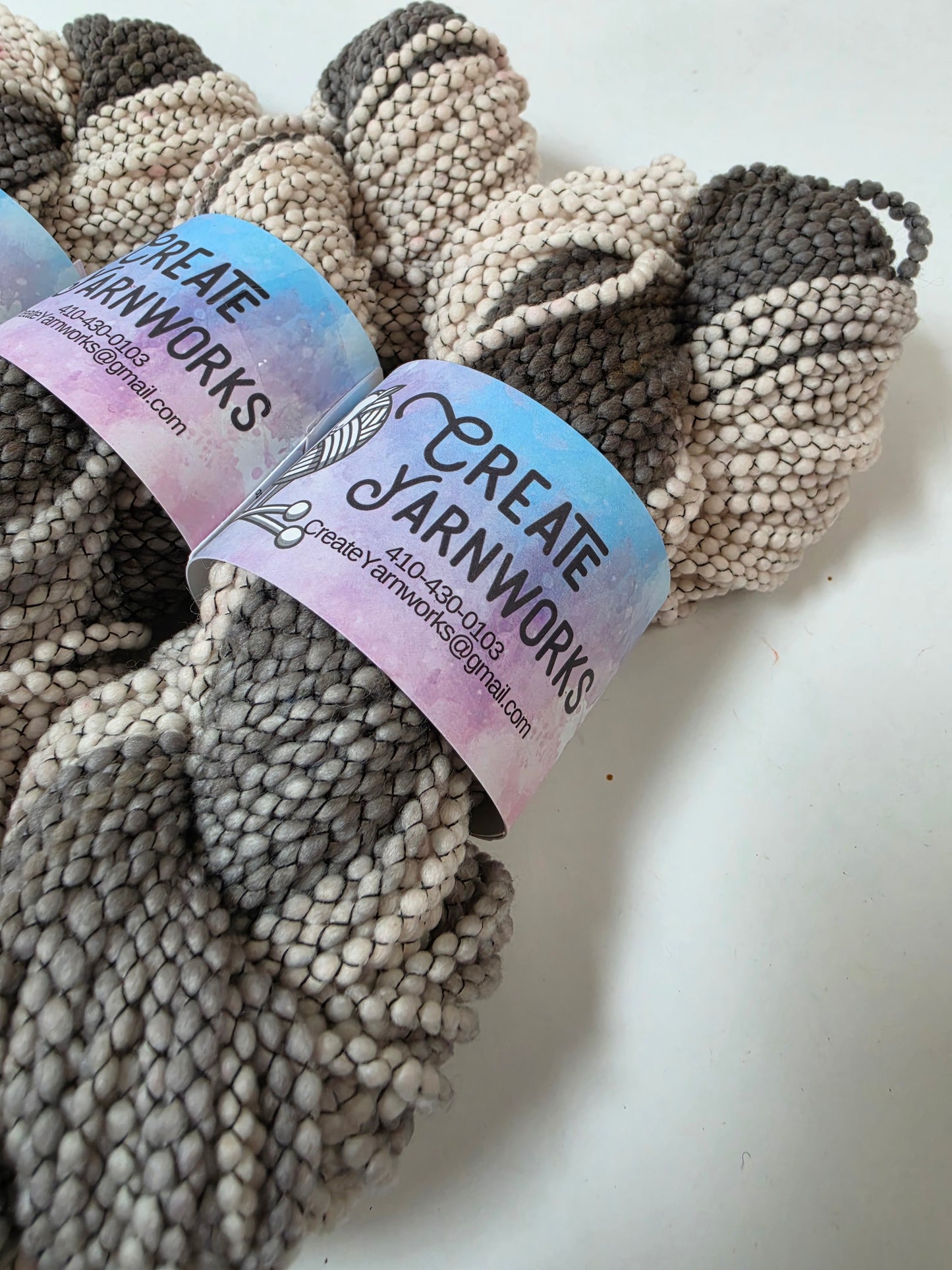 Stormy Skies in US Merino Blend Bulky Yarn